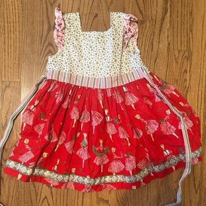 Matilda Jane Platinum Red and White Kids Blouse